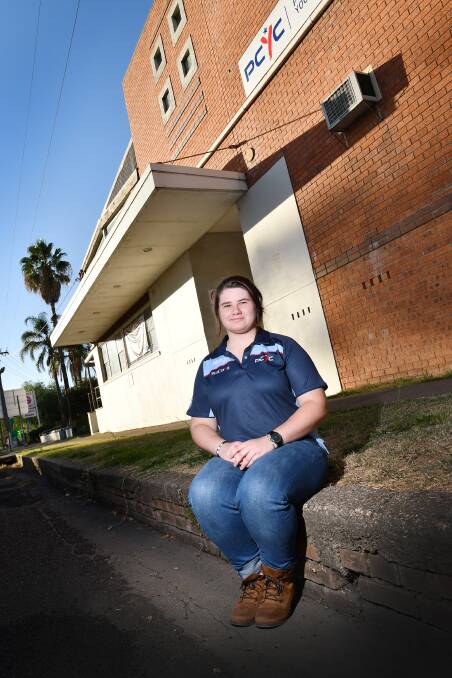 LEADING THE WAY: Kaitlin Neuling-Lawlor would like to see families turn out to an open day at Tamworth PCYC tomorrow, so she can share the place with others where she feels comfortable and safe. Photo: Barry Smith 280416BSF02