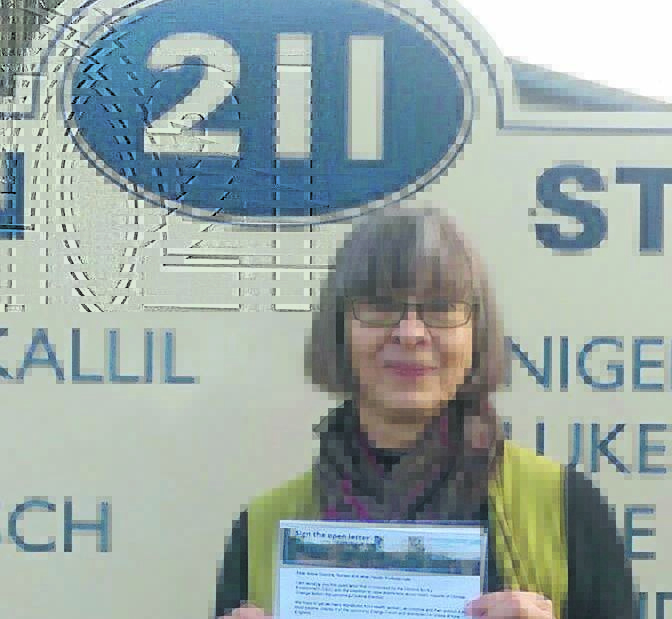 CLIMATE HEALTH: Dr Astrid Knirsch has delivered New England candidates with a letter asking for action on climate change.