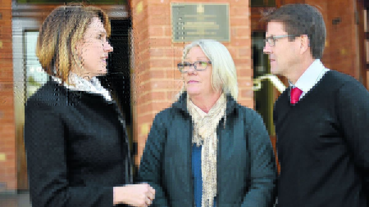 MULTI-FACETED: Local activist Tracey Filicietti, centre, says an ice solution is not simple. She’s pictured with Life Education NSW CEO Kellie Sloane and Tamworth MP Kevin Anderson. Photo: Geoff O’Neill 170616GOB05