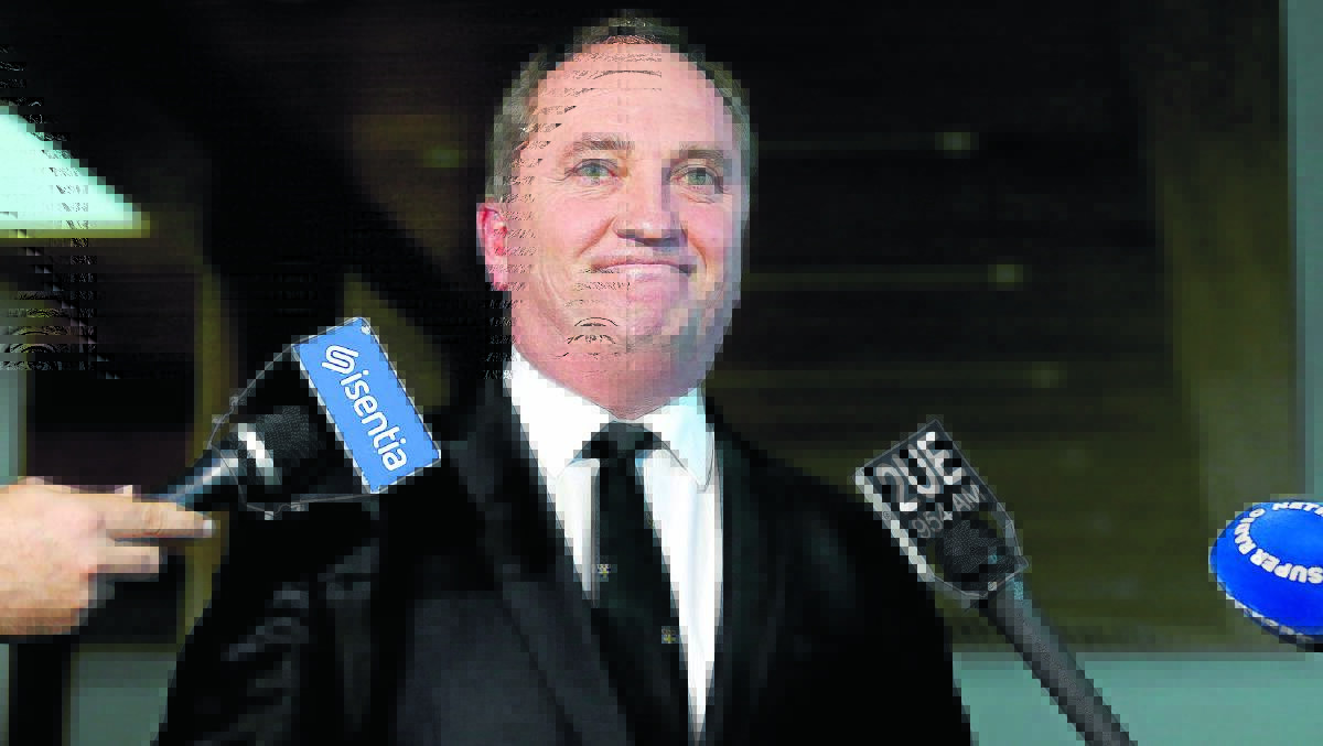 GOING VIRAL: Deputy Prime Minister and New England MP Barnaby Joyce.