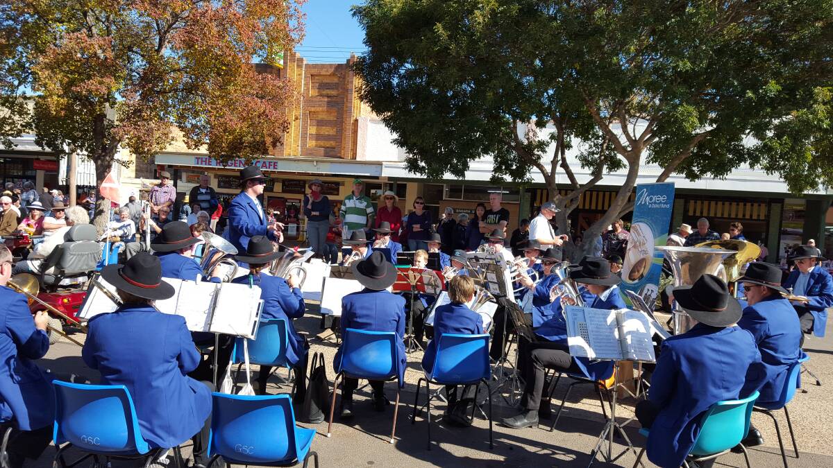 Moree and District Band was a big hit at the Orange Festival