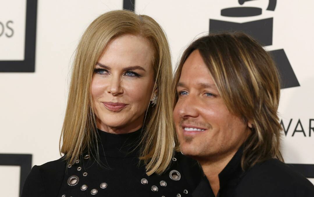 Nicole Kidman, pictured with husband Keith Urban, has thrown open the doors to her grand Southern Highlands homestead in a revealing video interview for Vogue.  Picture: REUTERS