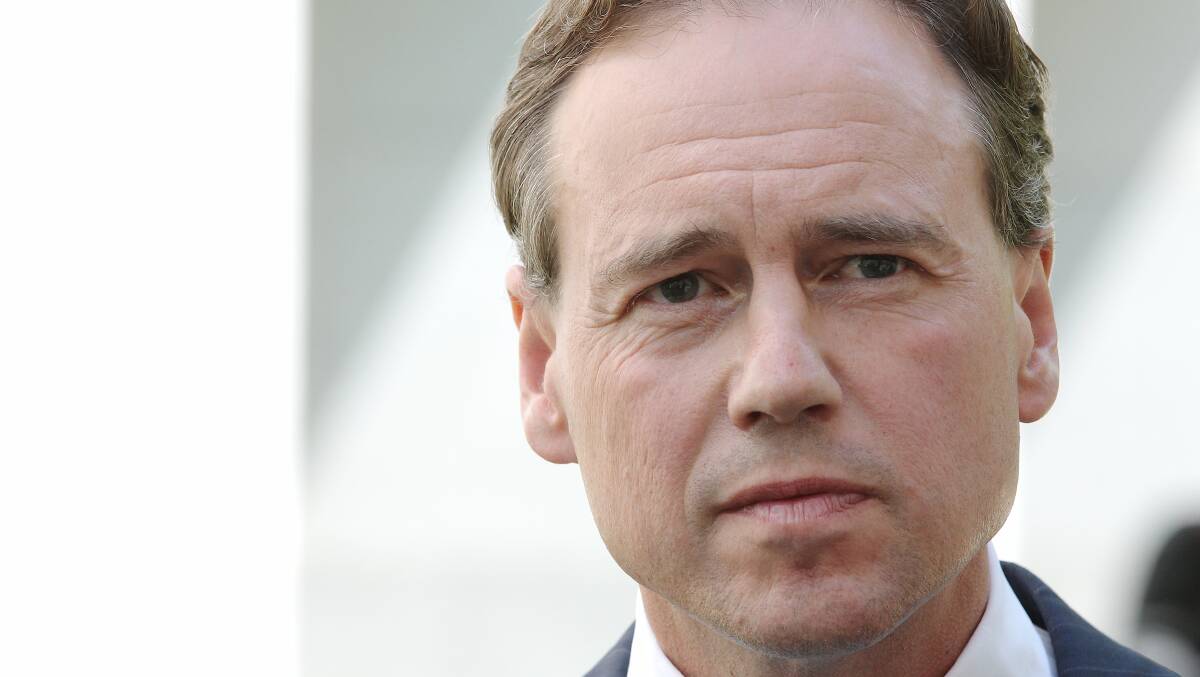 Federal minister for the environment Greg Hunt