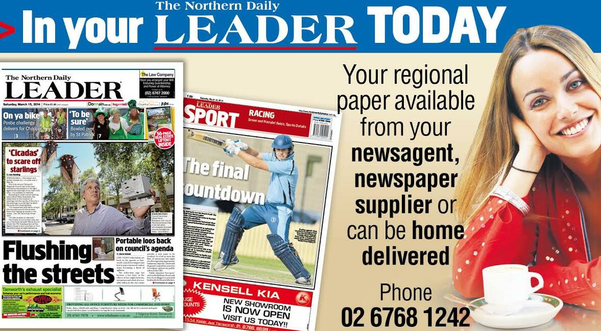 Get your copy of The Leader today!