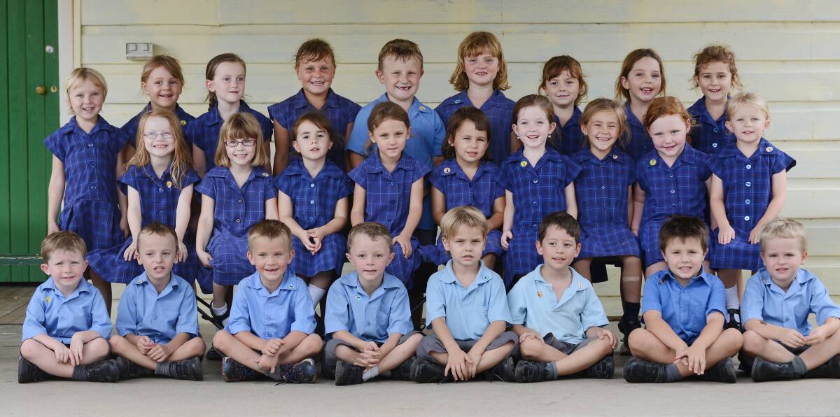 Manilla Central Public School
Front from left, Connor Kesterton, Chase Leonard, Boady Russell, Harley CoomerIson,
Jackson Browning, Josiah Williams, Jett Taylor, Harrison Good; middle,
Iana Bergquist, Bianca Ryan, Meaghan Hawley, Alisha Carter, Sharlee Curry,
Ashley Abra, Tori Clare, Katie Groth, Jade Kesterton; back, Charlie Jones, Janina
Willoughby, Lainey Mackay, Dominic Ison, Aden Cook, Mia Faulks, Jessica Wise,
Faith Fleming, Sekora Daley. Absent: Claire Fisher. Photo: Barry Smith 180214BSH02
