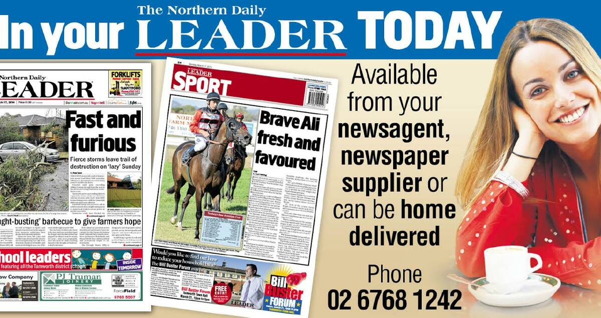 Pick up your copy of The Leader today
