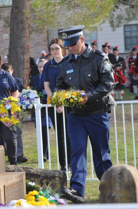 The Kootingal Anzac March and Service. Photos:Geoff O'Neill