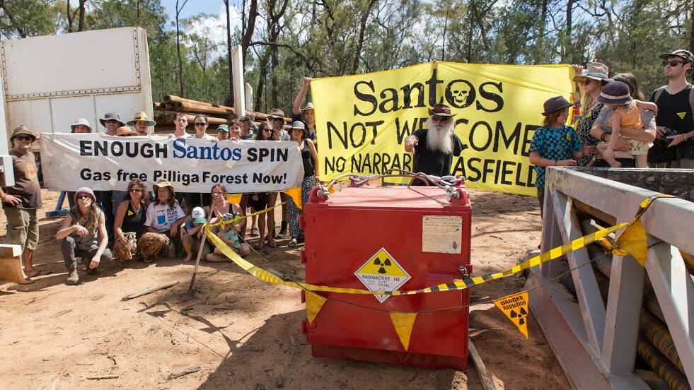 Santos issued "please explain" over radioactive material in Pilliga