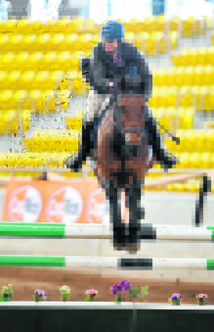 With a World Cup spot up for grabs, the first ever qualifier event in Tamworth has attracted Australia’s best showjumpers including current Australian 
representative Vicki Roycroft riding Congo Z.   081015BSF08