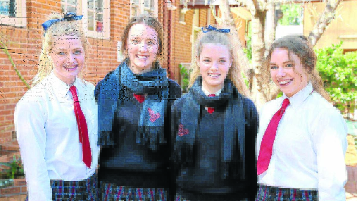 Sydney University Colleges are calling, from left, Alice Arnott, Sophie Wainwright, Rebekah Cox-McGowan and Logan-Maree Gunthorpe for 2016.