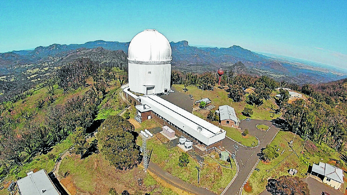BLUE SKIES: Scientists around Siding Spring Observatory say the night sky is getting lighter and mining is being blamed for much of the light pollution.