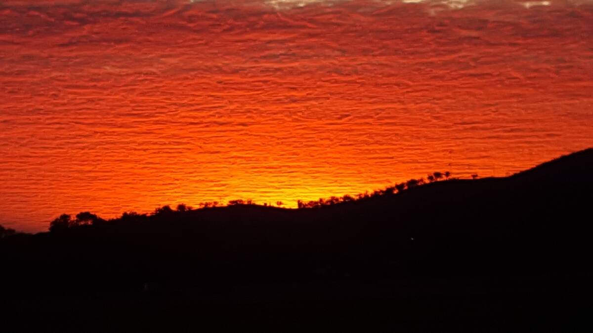 Saturday's magical sunset, taken near Nemingha, coming back from Nundle.