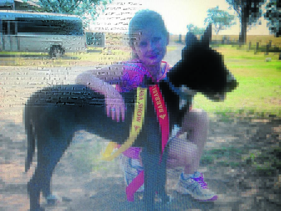 HOPEFUL: Kaila and her award-winning mate, Reba, who is missing from Barraba.