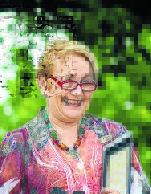 VALE JUNE MARY: June Smyth at a wedding she officiated last year for a Tamworth couple.