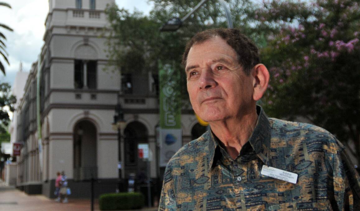 TRUE LEADERSHIP: Tamworth’s 2014 Citizen of the Year, Eddie Whitham, reflects on the progress made over many decades to support migrants arriving in the city from across the globe. Photo: Gareth Gardner 260115GGA54