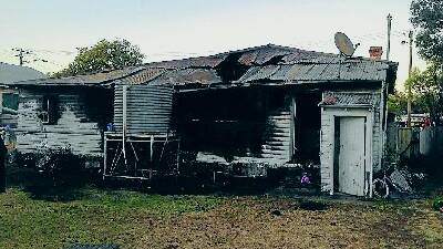 DESTROYED: A family home was destroyed by fire in Narrabri on Tuesday night. Photo: NSW Fire and Rescue