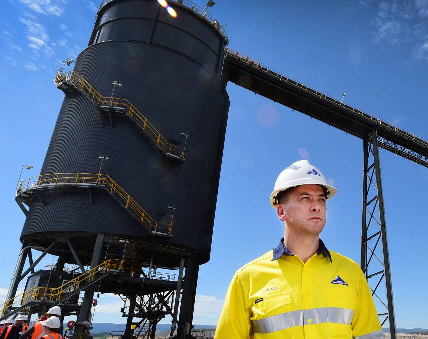 UNDERWAY: Whitehaven chief executive offi cer Paul Flynn says the company's new Maules Creek Mine will bring an additional $68 million into the local economy each year. Photo: Gareth Gardner 020915GGA40