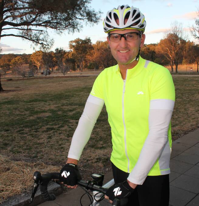 FIRST-TIMER: Matt Meehan plans to hop on his bike and ride more than 1100km to raise funds and awareness of Future2, the charitable arm of the Australian Financial Planning Association.
