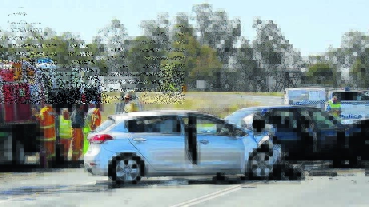 SERIOUSLY INJURED: A woman involved in this head-on collision on the Newell Highway last month is campaigning for harsher penalties – and uniform penalties – for drivers found to have been driving dangerously. Photo: The Moree Champion