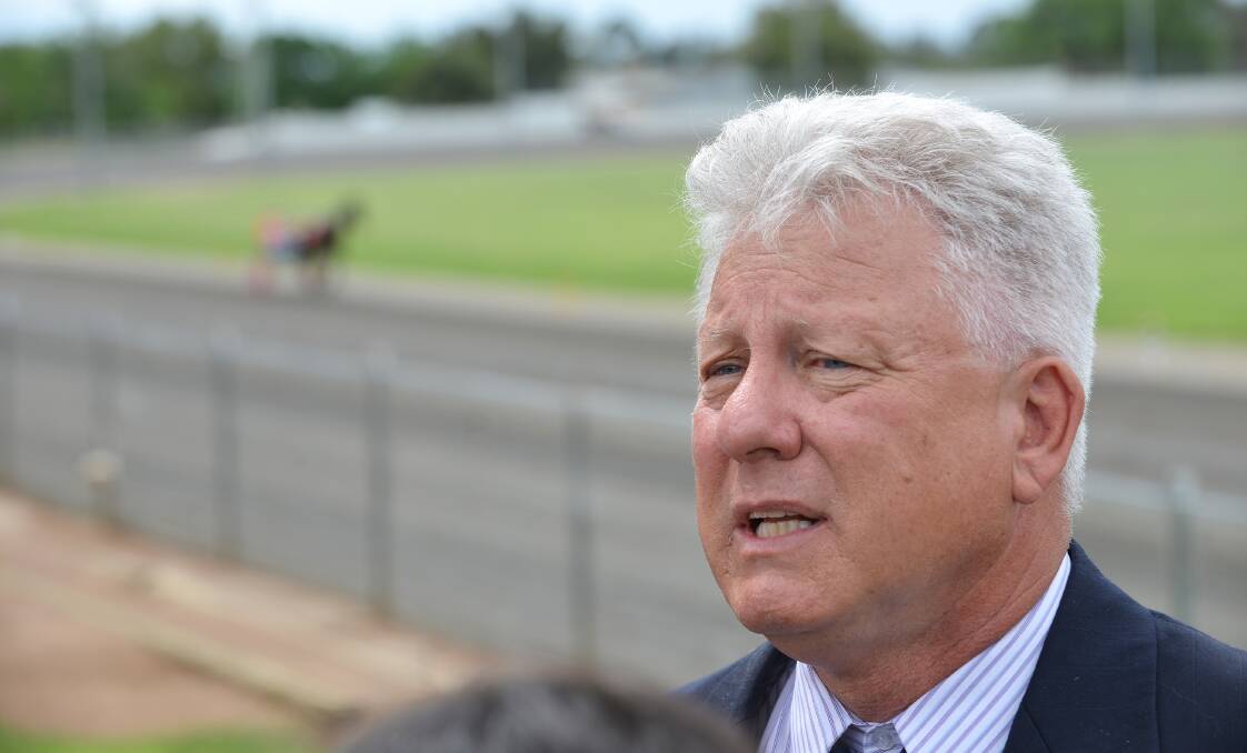 Tamworth Harness Racing Club president Terry Browne is doubling up in two major sporting success stories. Photo: Barry Smith 121115BSB11