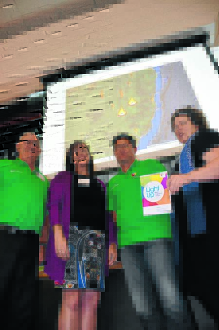 COLLABORATION: Jim Booth, Jannelle Brandley, Scott Sears and Sarah McFarlane-Eagle at the forum in Armidale. 