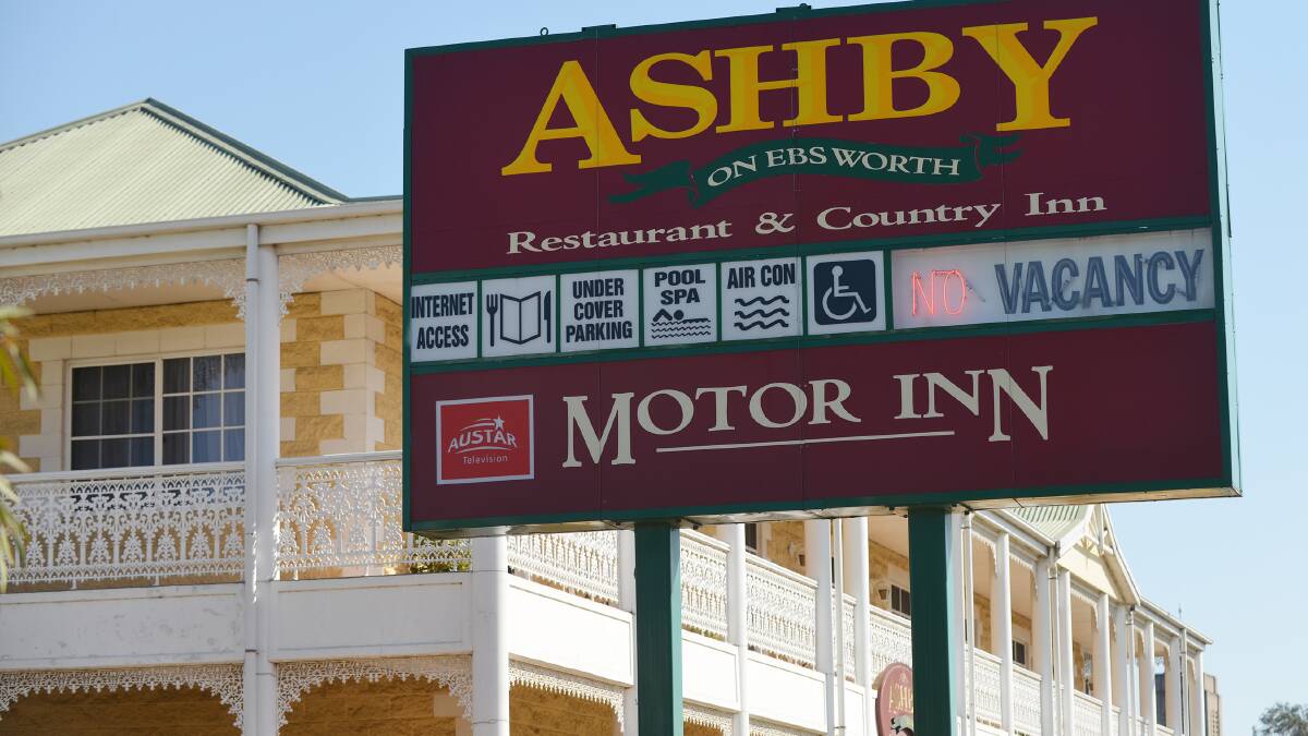 INN IS FULL: Ashby on Ebsworth has hung out he 'no vacancy' sign as AgQuip visitors, stallholders and sales representatives from across the world pour money into the Tamworth economy this week. Photo: Barry Smith 190815BSB05