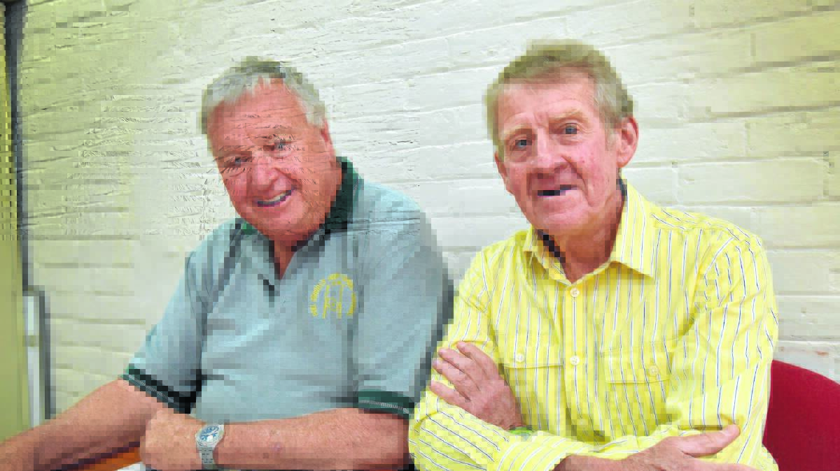 Peel Schools carnival committee chairman Peter Blom (left) and carnival publicity officer Mike Cashman are hoping next Tuesday night's AGM will deliver a strong committee.Photo: Geoff O'Neill 061015GOB01