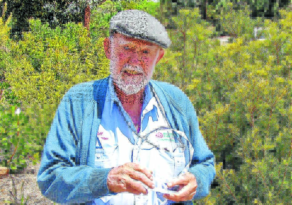 BUSH BILL: Tamworth plantsman Bill Hardin has been honoured for his long-time commitment and work to conserve rare plants and botanical work.