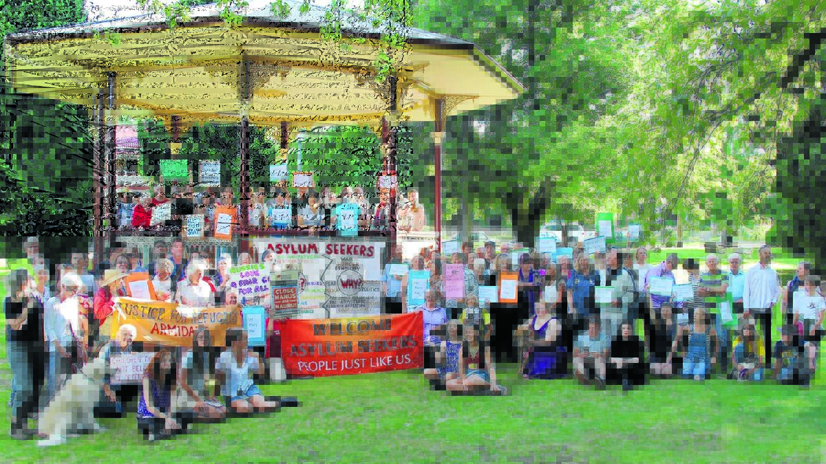 SPEAKING OUT: A rally in Armidale on Monday has voiced its opposition to the off-shore detention of asylum seekers.
