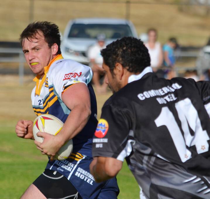 Zander Smith scored two tries in the final five minutes to seal a win for Dungowan in the opening round at Werris Creek. Photo: Chris Bath 230416CBB19