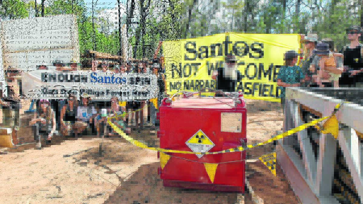 HOT TOPIC: Santos's use of radioactive material in its coal seam gas drilling in the Pilliga Forest is under scrutiny.