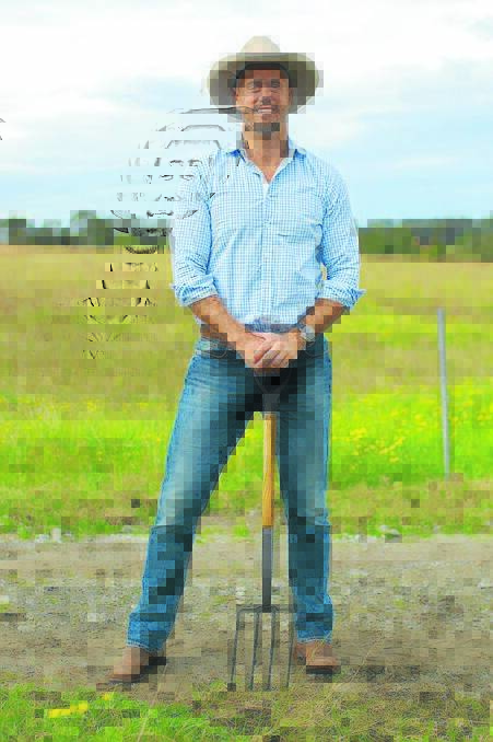 FORK IN THE ROAD: Former Wallaby Nathan Sharpe is now into beef in a big way and captaining a hard-working team for some small communities, like  Woolbrook, working on a vital project.