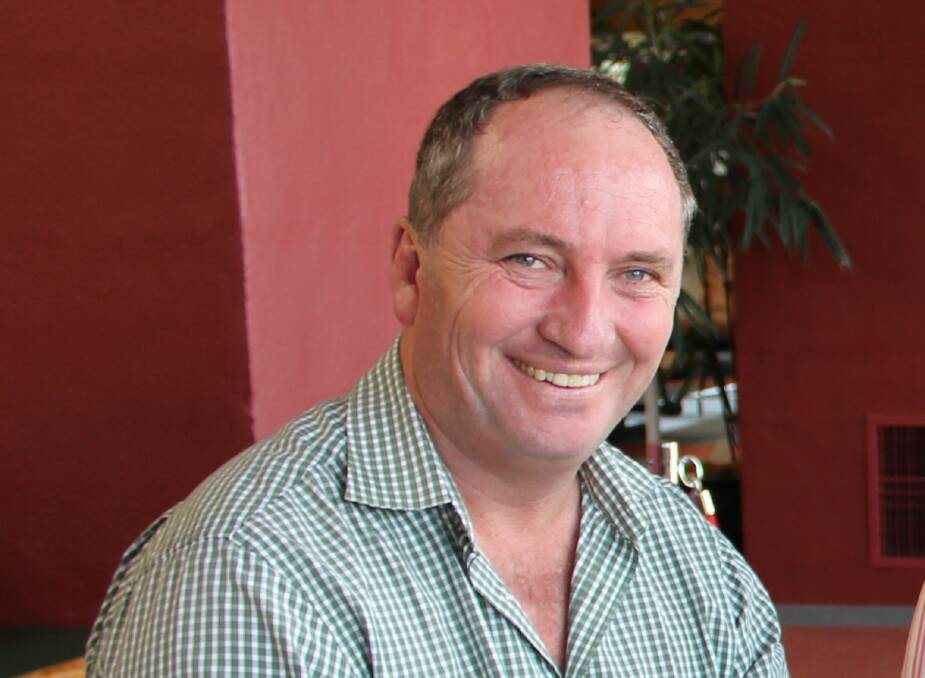 Federal member for New England and Agriculture Minister Barnaby Joyce.