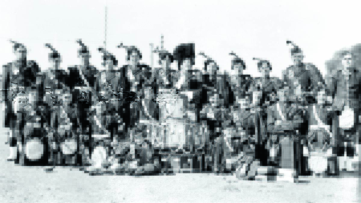 BACK THEN: Tamworth and District Highland Society Pipe Band has a long, proud history in this city. This was taken at a highland gathering in June 1935. If anyone knows who any of these musicians might be, The Leader would love to hear from you.