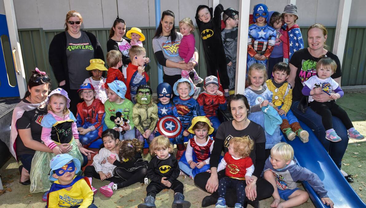 SPECIAL OUTING: The kids and staff at Tamworth's Goodstart Learning Centre thrived on their themed day. 300816PHB43