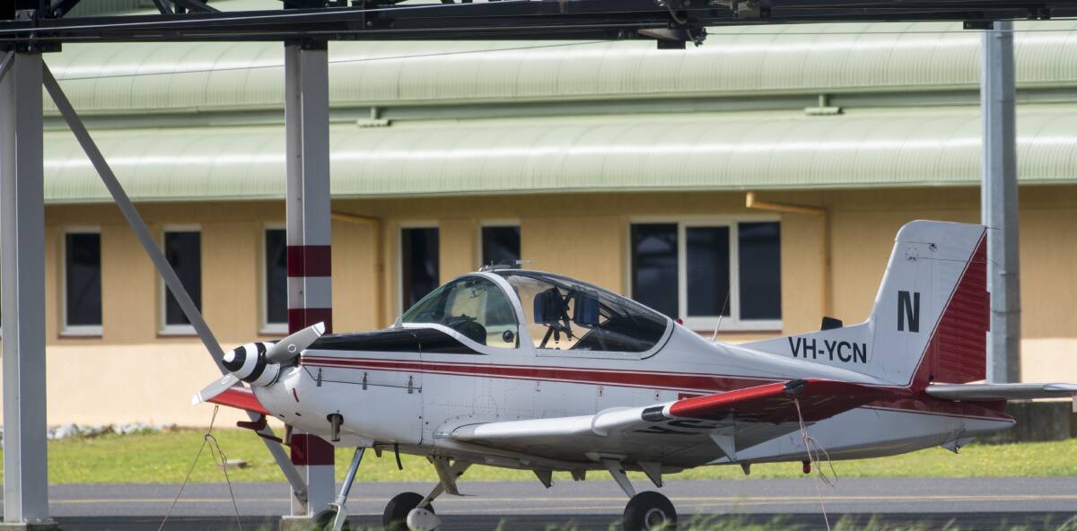 POTENTIAL: Cr Col Murray and Barnaby Joyce predict the upgrade to the instrument landing system would be an incentive for flight schools.