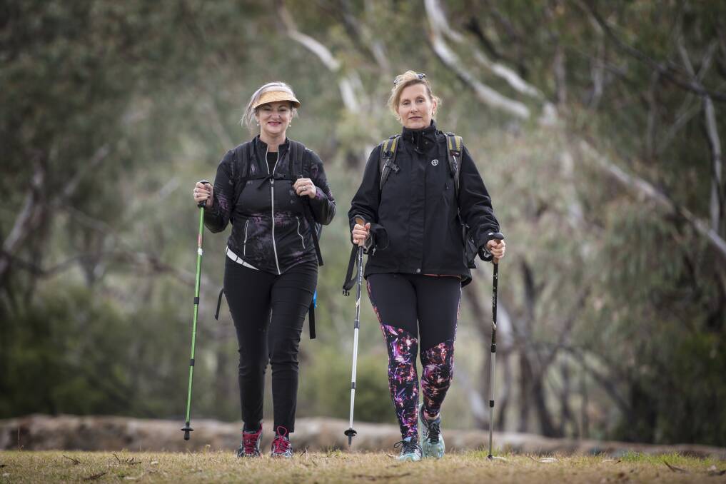 TREKKERS: Deb Maes and Megan Kwa will walk 30km in Noosa next weekend to raise money for the Fred Hollows Foundation. Photo: Peter Hardin 