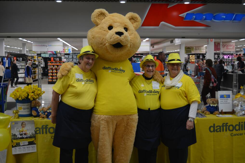 SUPPORT: Margaret Rock with some of her team of volunteers are gearing up for Daffodil Day this Friday. Photo: Supplied