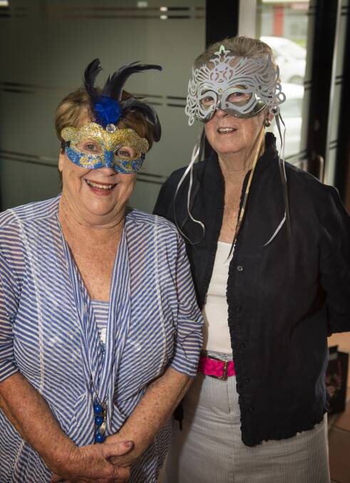 LOCAL SUPPORT: Robyn Fitzgerald and Jeanette Melville invite you to the Can Assist ball next weekend. Photo: Peter Hardin 020517PHA07
