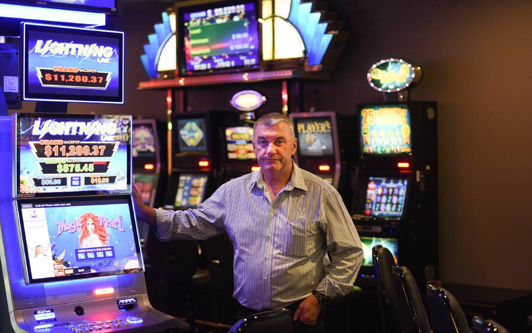 ALL LUCK: Wests' Entertainment Group CEO Rod Laing believes poker machines as a form of gambling are being singled out. Photo: 240217GGA02