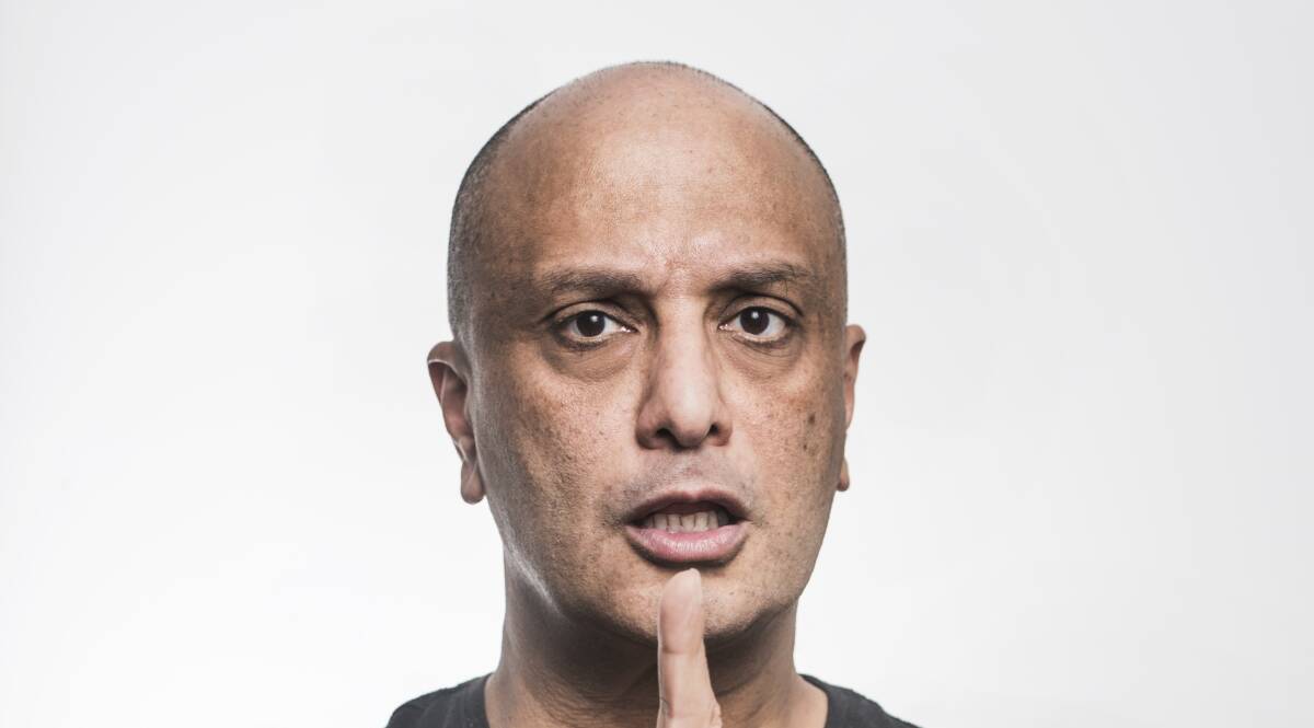 TAMWORTH BOUND: Akmal Saleh said he is on a relentless pursuit for jokes and draws on inspiration from every day life, memories and comments in passing. He'll perform at Wests' Leagues Club in Tamworth on Friday night.