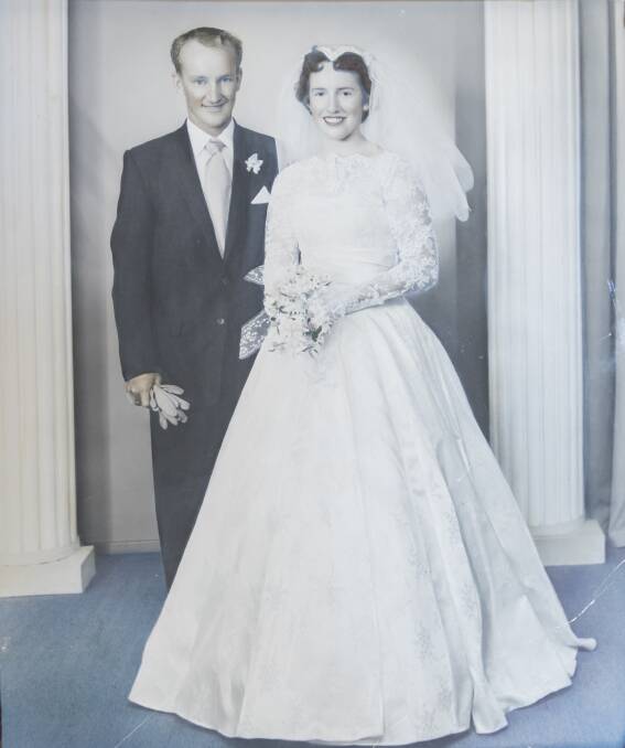 HAPPILY MARRIED: Neville and Anne Herden raised nine children together.
