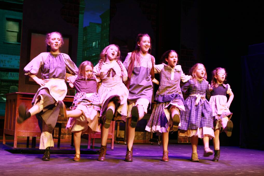 YOUNG CAST: The cast of orphans are from a range of ages starting at eight years old. Photo: Supplied
