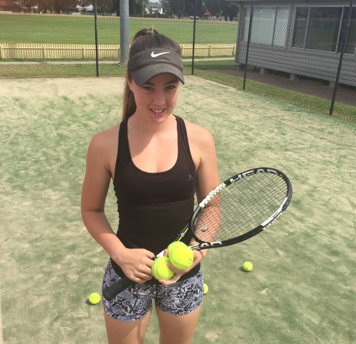 Ace in the hole: Gunnedah star Gabby O'Gorman is ready to take on the world after accepting a four year training, playing and studying position on the Penn State University team in the United States as she chases a dream.