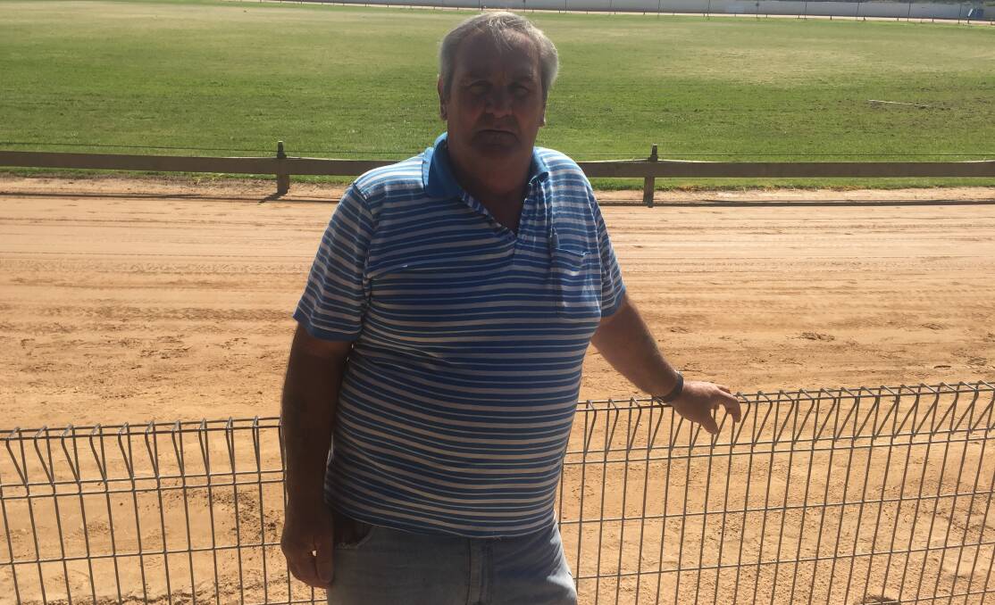 SATISFIED: Geoff Rose was relieved that the greyhound racing ban was overturned, and he was content with the two race meets at Gunnedah on consecutive Saturdays.