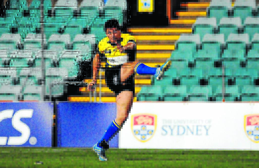 UNLUCKY: Gunnedah product Angus Roberts was omitted from the NSW Country Eagles team which narrowly lost the National Rugby Championship decider.