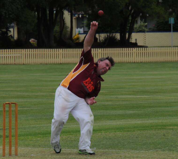 STARRING IN A LOSING CAUSE: Jamie Eveleigh captured a hat-trick, but it wasn't enough for Albion as Court House registered a 64-run victory in Gunnedah cricket.