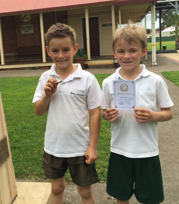 Congratulations to Calum Frost-Guider who received a Wallaby Award at last week’s assembly and Zane Smith who received the first merit badge for this year.