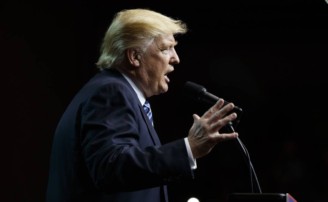 Talking tough: Donald Trump embodies the rising popularity of the plain-speaking politician.