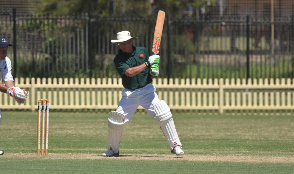 Close call: Craig Stoddart, of New England, watches a ball whizz by his face at Oxley Oval. Photo: Matt Attard